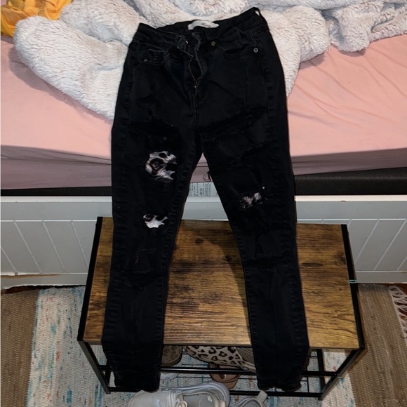 6 pair of American eagle jeans size 0-2 Size 1 kancan size 1 indigo rein jeans. - Picture 7 of 9